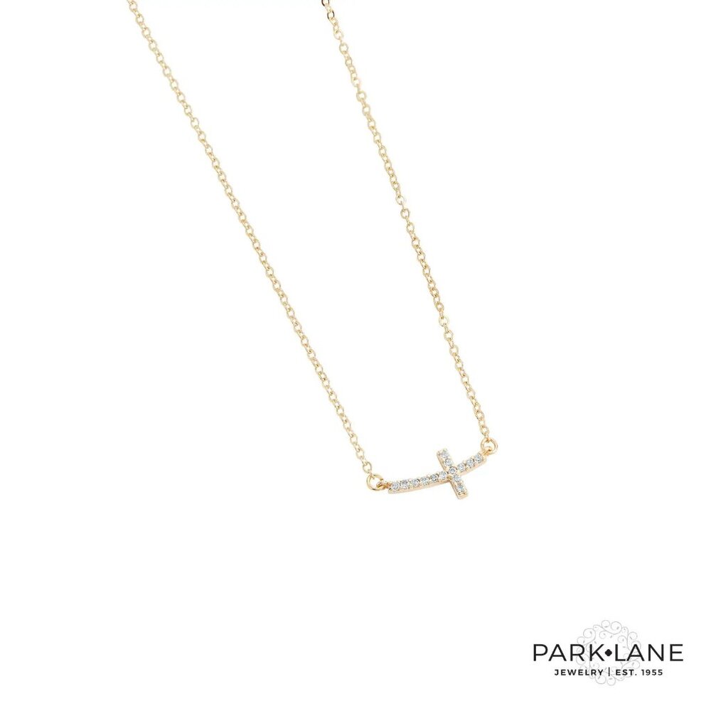 Park Lane Sacred Pave Cross Necklace